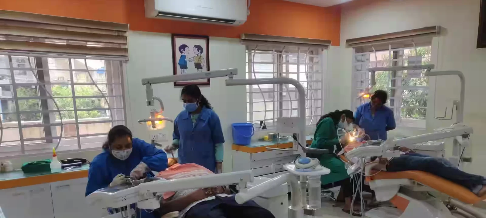 Surgical Team Performing Procedures
